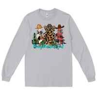 Moon Dust merry christmas y'all christmas trees Long Sleeve Tee - CowhideDigitalArt
