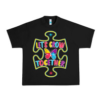 Black Let s Grow Together Urban Heavy Tee - CowhideDigitalArt