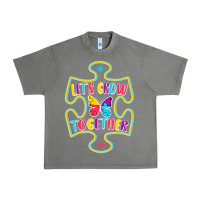 Tornado Let s Grow Together Urban Heavy Tee - CowhideDigitalArt