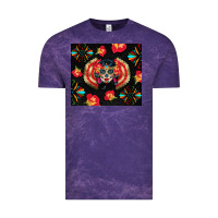 Cloud Purple sugar skull tumbler Vintage Tee - BundleAndBundleShop