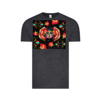 Vintage Black sugar skull tumbler Vintage Tee - BundleAndBundleShop