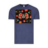 Vintage Denim sugar skull tumbler Vintage Tee - BundleAndBundleShop
