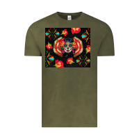 Vintage Olive sugar skull tumbler Vintage Tee - BundleAndBundleShop