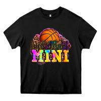 Black basketball mini Heavy Core Tee - OliviaCreatesArt