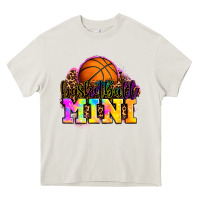 Cream basketball mini Heavy Core Tee - OliviaCreatesArt