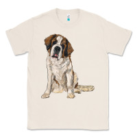 Natural saint bernard Classic Tee - RanaPortraitStore