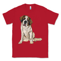 Red saint bernard Classic Tee - RanaPortraitStore