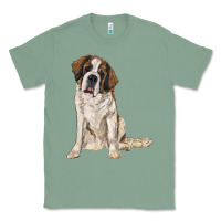 Sage saint bernard Classic Tee - RanaPortraitStore
