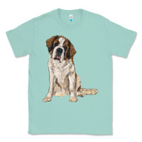Seafoam saint bernard Classic Tee - RanaPortraitStore