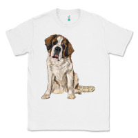 White saint bernard Classic Tee - RanaPortraitStore
