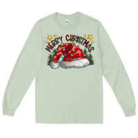 Matcha merry Christmas santa Long Sleeve Tee - CowhideDigitalArt