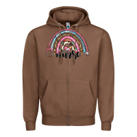 Chestnut western nurse rainbow Zipper Hoodie - RanaPortraitStore