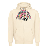 Sandshell western nurse rainbow Zipper Hoodie - RanaPortraitStore