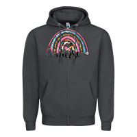 Smoke western nurse rainbow Zipper Hoodie - RanaPortraitStore