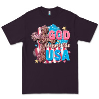 Plum God Blessed the USA Premium Tee - FaDigitalArtStudio