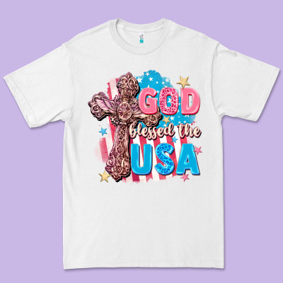 God Blessed The Usa Premium Tee Designed By Fadigitalartstudio