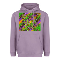 Lavender mardi gras carnival fleur de lis Heavyweight Hoodie - Jasminsmagicworld