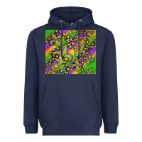 Navy mardi gras carnival fleur de lis Heavyweight Hoodie - Jasminsmagicworld