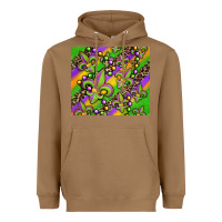 Toasted Coconut mardi gras carnival fleur de lis Heavyweight Hoodie - Jasminsmagicworld