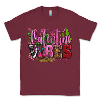 Burgundy valentine vibes with cowgirl boots olivia Classic Tee - OliviaCreatesArt