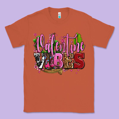 Valentine Vibes With Cowgirl Boots Olivia Classic Tee Designed By Oliviacreatesart