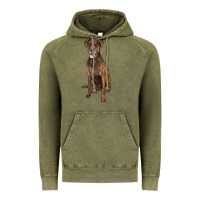 Vintage Olive plott hound Vintage Hoodie - LillyAllenDesigns