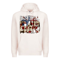 Pale Pink baseball dad Premium Hoodie - Jasminsmagicworld