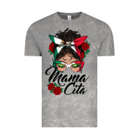 Cloud Rock mexican mamacita messy bun Vintage Tee - BundleAndBundleShop