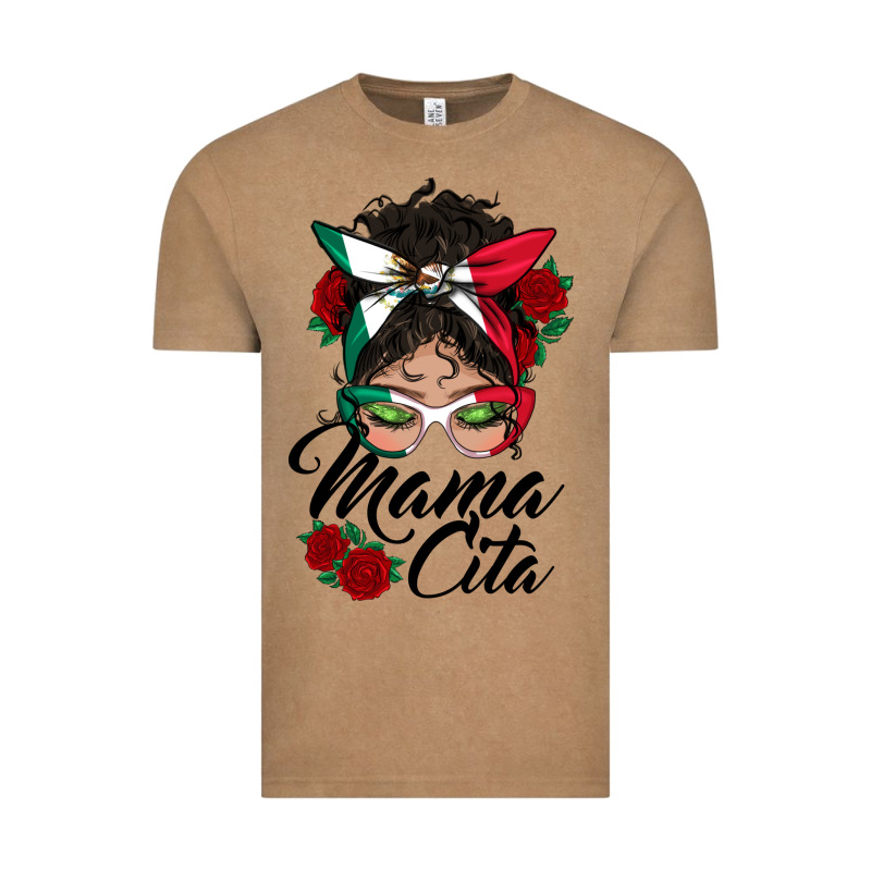 Mexican Mamacita Messy Bun Vintage Tee by BundleAndBundleShop | Teevron