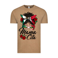 Vintage Coffee mexican mamacita messy bun Vintage Tee - BundleAndBundleShop
