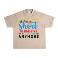 French Oak life is too to stress the small things anymo Urban Heavy Tee - CowhideDigitalArt