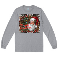 Heather Grey merry Christmas Long Sleeve Tee - CowhideDigitalArt