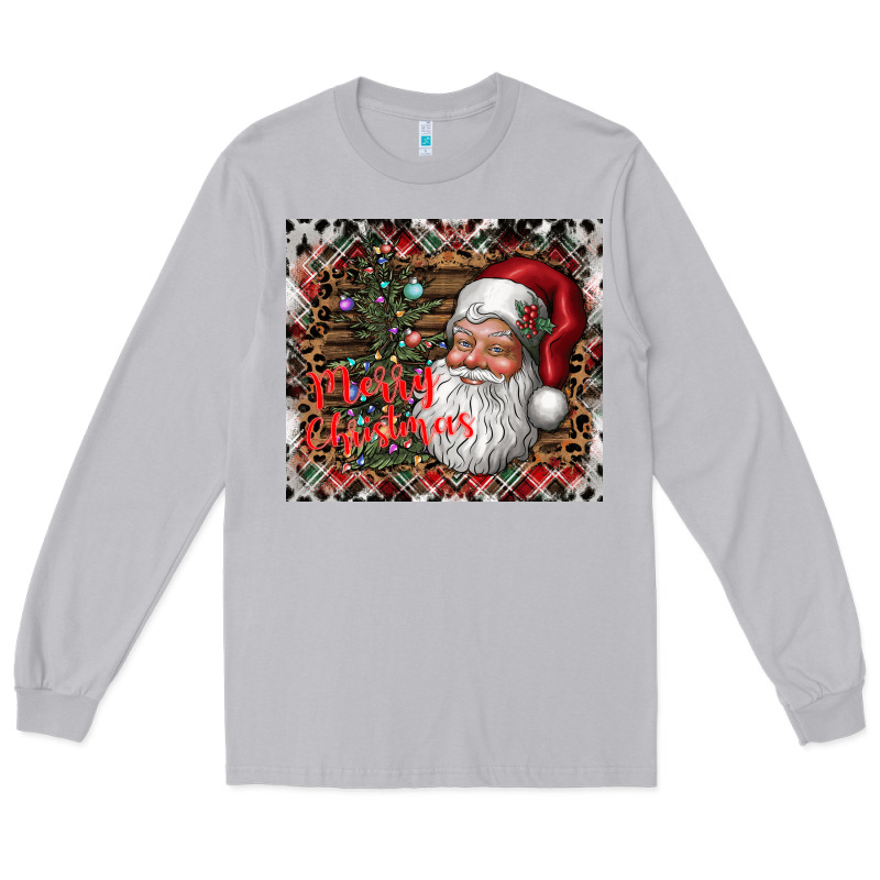 Merry Christmas Long Sleeve Tee by CowhideDigitalArt | Teevron