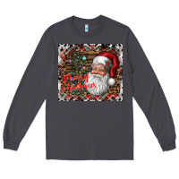 Smoke merry Christmas Long Sleeve Tee - CowhideDigitalArt