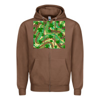 Chestnut shamrock leopard Zipper Hoodie - RanaPortraitStore