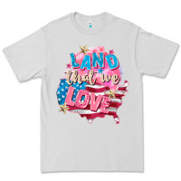Dove Grey Merica leopard lightning bolt Premium Tee - FaDigitalArtStudio