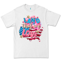White Merica leopard lightning bolt Premium Tee - FaDigitalArtStudio