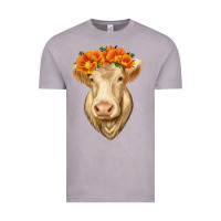 Vintage Zinc Charolais Cow Vintage Tee - RanaPortraitStore