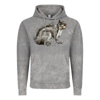 Cloud Rock Gray Squirrel Vintage Hoodie - LillyAllenDesigns