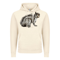Vintage Arctic Gray Squirrel Vintage Hoodie - LillyAllenDesigns
