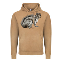 Vintage Camel Gray Squirrel Vintage Hoodie - LillyAllenDesigns