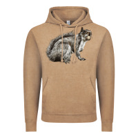 Vintage Coffee Gray Squirrel Vintage Hoodie - LillyAllenDesigns