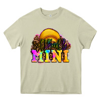 Mossy softball mini Heavy Core Tee - OliviaCreatesArt