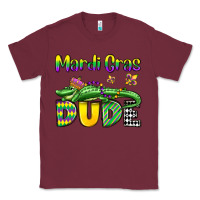 Burgundy mardi gras dude alligator olivia Classic Tee - OliviaCreatesArt