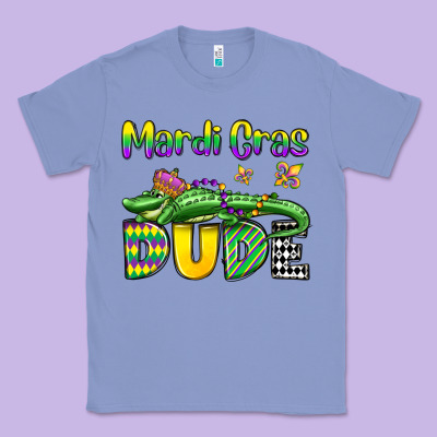 Mardi Gras Dude Alligator Olivia Classic Tee Designed By Oliviacreatesart