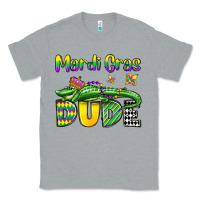 Heather Grey mardi gras dude alligator olivia Classic Tee - OliviaCreatesArt