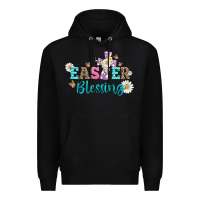 Black easter blessing with  cross Premium Hoodie - Artiststas