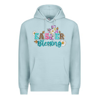Blue Mist easter blessing with  cross Premium Hoodie - Artiststas