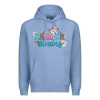 Colony Blue easter blessing with  cross Premium Hoodie - Artiststas