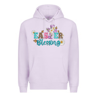 Lilac easter blessing with  cross Premium Hoodie - Artiststas